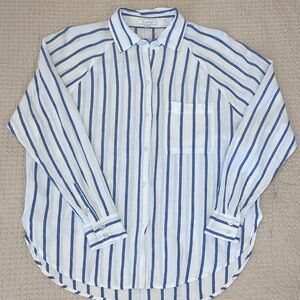 Z Supply Striped Blouse Size S